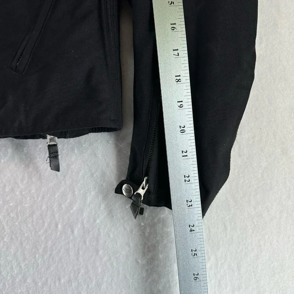 Power Trip Jacket Womens Size L Motocross Riding Padded Shoulder Nylon Black - Picture 12 of 13